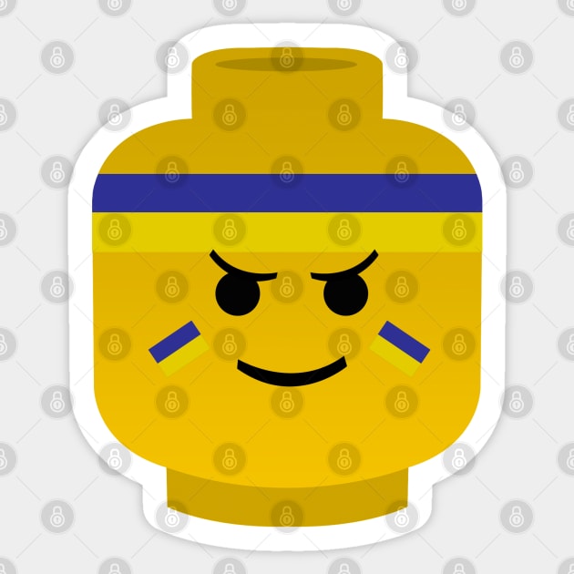 Lego head Slava Ukraine Sticker by ShockDesign